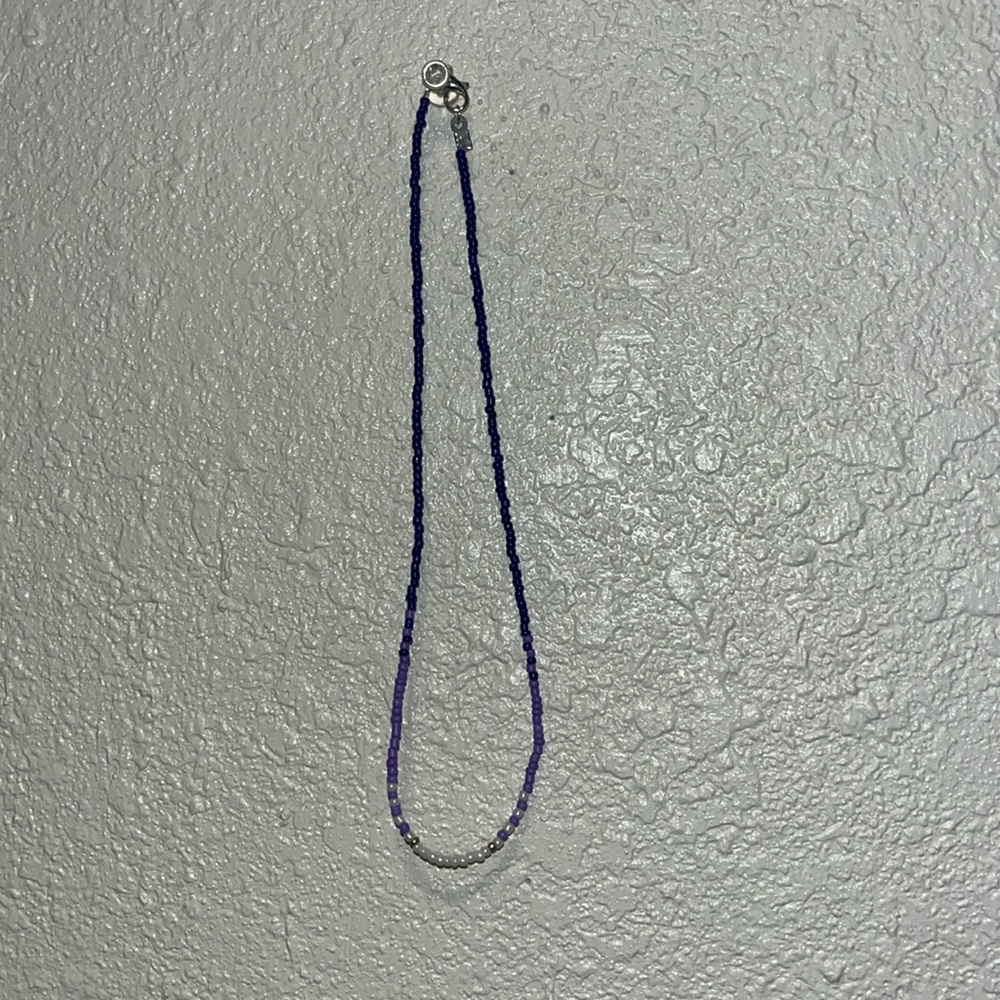 Handmade seed bead necklace